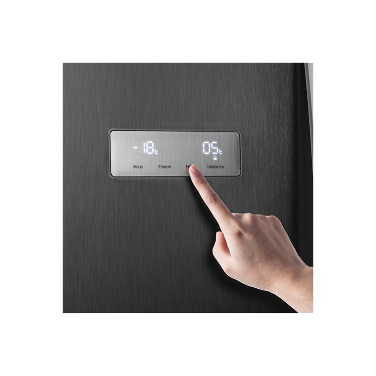 Hisense 578 Litre Side-By-Side American Fridge Freezer - Black