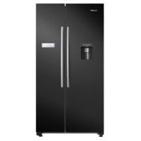 Hisense 578 Litre Side-By-Side American Fridge Freezer - Black Hisense 578 Litre Side-By-Side American Fridge Freezer - Black