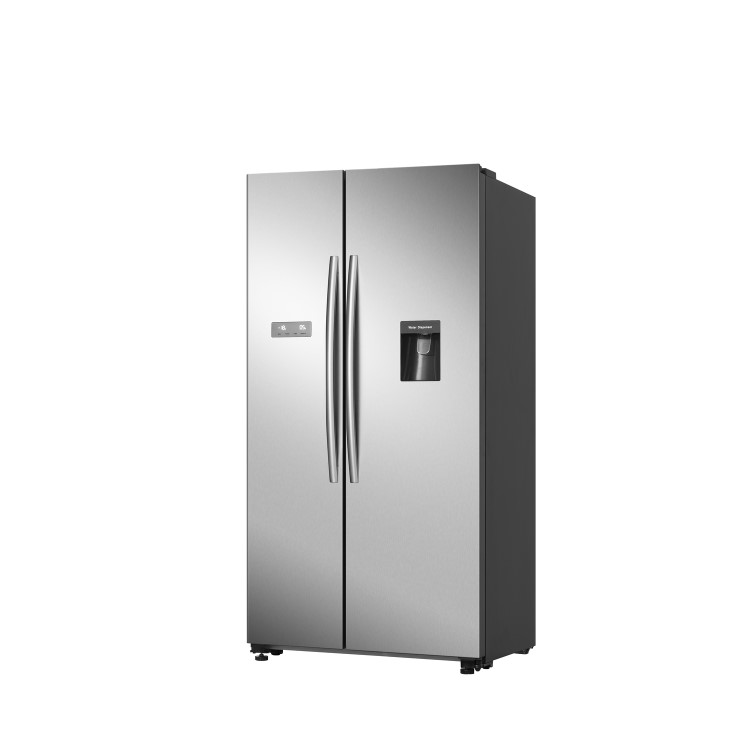 Hisense 578 Litre Side-By-Side American Fridge Freezer -Silver