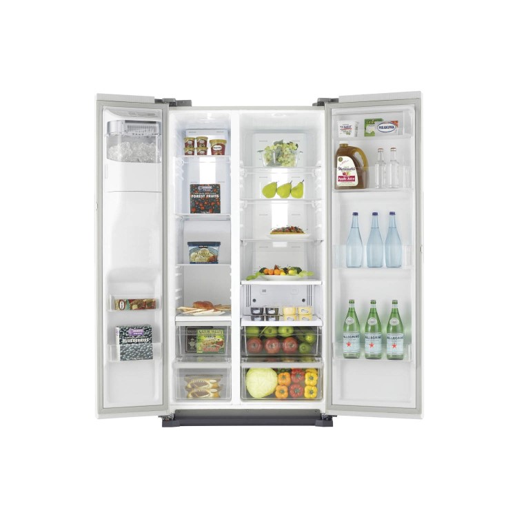 Samsung RS7667FHCWW  545L American Freestanding Fridge Freezer - White