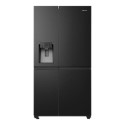 RS818N4TFC Hisense 632 Litre Side-By-Side American Fridge Freezer - Black