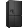 Refurbished Hisense RS818N4TFE Freestanding 632 Litre Frost Free American Fridge Freezer Black