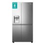Hisense 632 Litre American Side-by-side Fridge Freezer - Stainless Steel