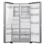 Hisense 632 Litre American Side-by-side Fridge Freezer - Stainless Steel