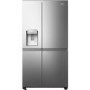 Hisense 632 Litre Side-By-Side American Fridge Freezer - Stainless Steel