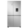 Hisense 649 Litre Side-By-Side American Fridge Freezer - Stainless Steel