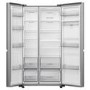 Hisense 649 Litre Side-By-Side American Fridge Freezer - Stainless Steel