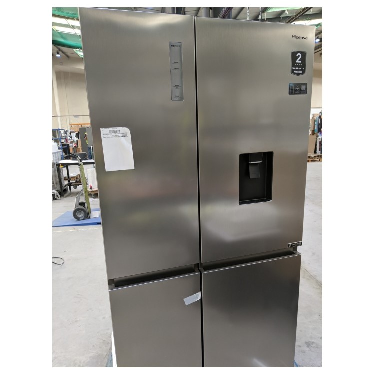Refurbished Hisense PureFlat RS840N4WCE 649 Litre American Fridge Freezer