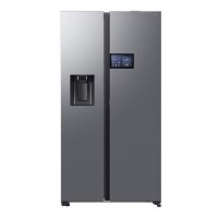 Samsung Series 9 AI Home 621 Litre Side-by-Side American Fridge Freezer - Silver