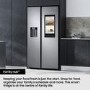 Samsung Family Hub 614 Litre Side-By-Side American Fridge Freezer - Black