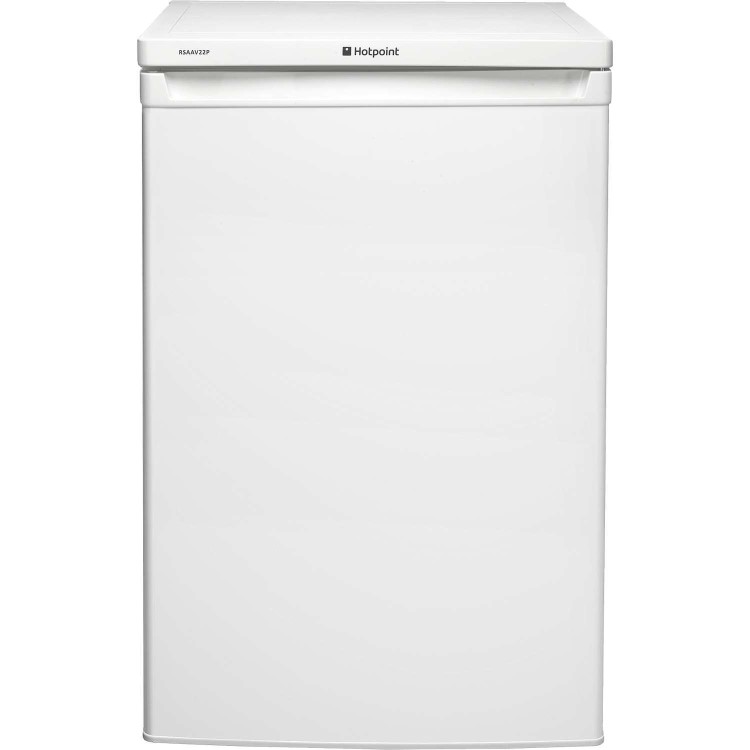 Hotpoint RSAAV22P1 55cm Wide Freestanding Under Counter Fridge With Frost Free Freezer Compartment - White
