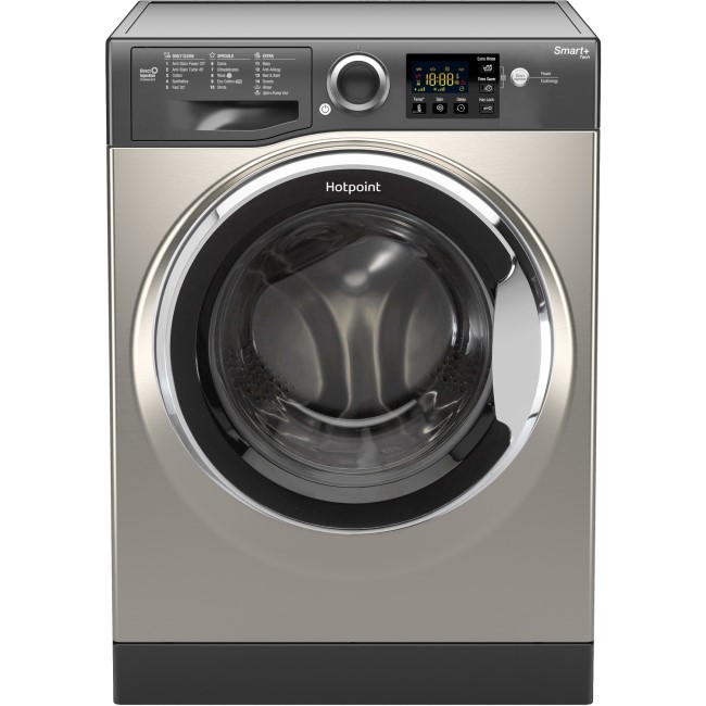 Hotpoint RSG845JGX 8kg 1400rpm Freestanding Washing Machine - Graphite