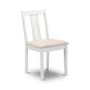 Two Tone Dining Table and 4 Matching Dining Chairs - Julian Bowen