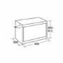 CDA RV921SS 90cm Wide Double Oven Dual Fuel Range Cooker - Stainless Steel