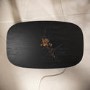 Large Black Wooden Dining Table - Seats 6 - 8 - Rivo