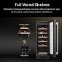 Hisense 19 Bottle Single Zone Wine Cooler - Black