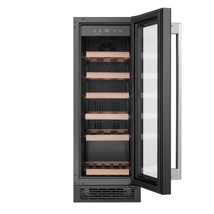 Hisense 19 Bottle Single Zone Wine Cooler - Black