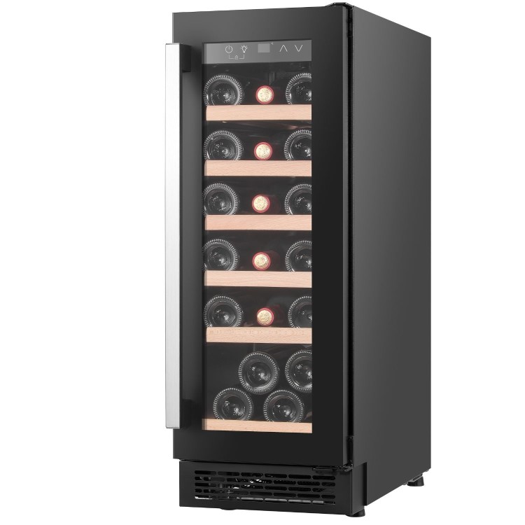 Hisense 19 Bottle Single Zone Wine Cooler - Black
