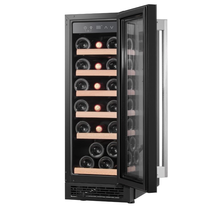 Hisense 19 Bottle Single Zone Wine Cooler - Black