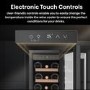 Hisense 19 Bottle Single Zone Wine Cooler - Black