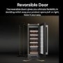 Hisense 19 Bottle Single Zone Wine Cooler - Black