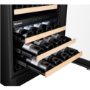 Hisense 46 Bottle Freestanding Wine Cooler - Black
