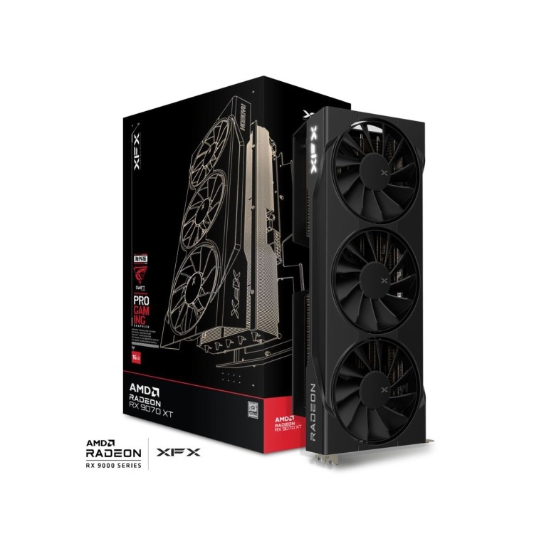 XFX Swift AMD Radeon RX 9070XT Triple Fan Gaming Edition
