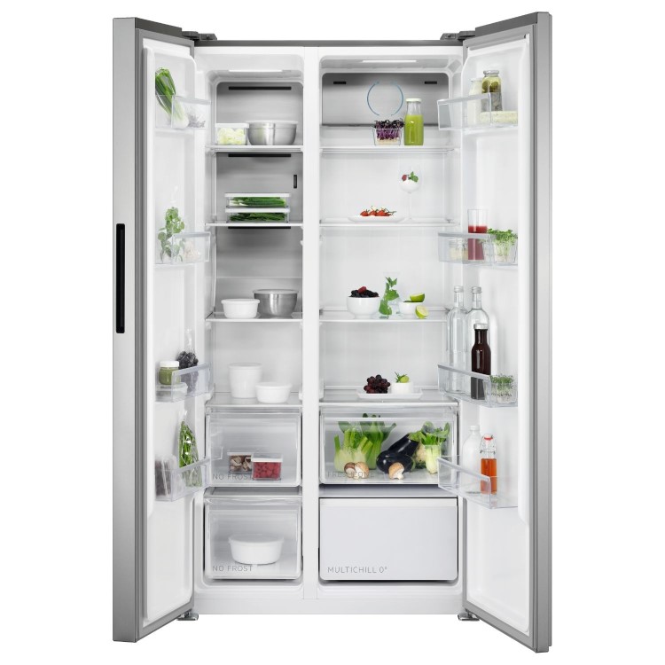 AEG 9000 MultiChill 594 Litre Side by Side Fridge Freezer - Stainless Steel