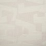 Beige Jacquard Patterned Fabric Chair - Raya
