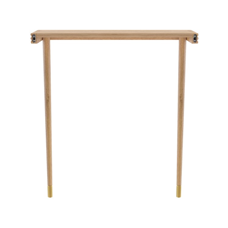 Extra Small & Narrow Solid Weathered Oak Radiator Cover - 80cm - Rayne