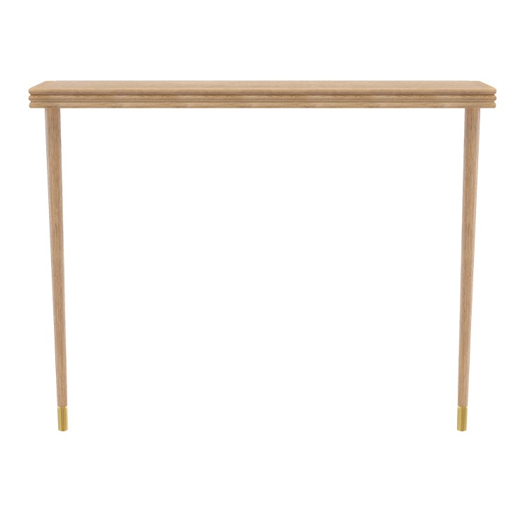 Small & Narrow Solid Weathered Oak Radiator Cover - 115cm - Rayne