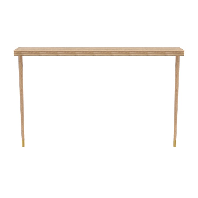 Large & Narrow Solid Weathered Oak Radiator Cover - 150cm - Rayne