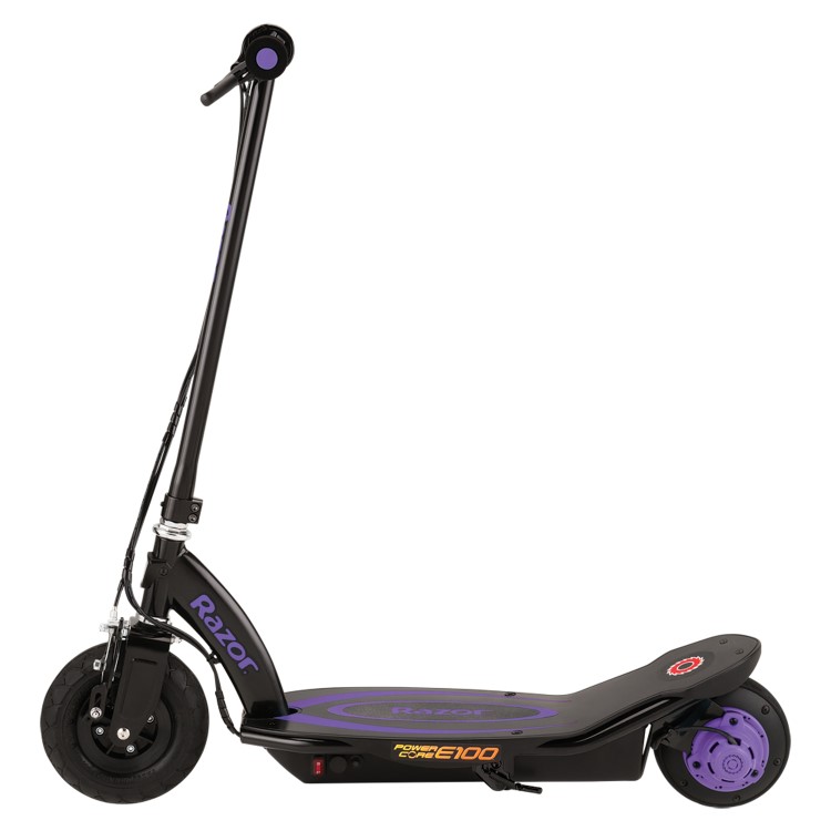 GRADE A1 - Razor Power Core E100 Electric Scooter - Purple