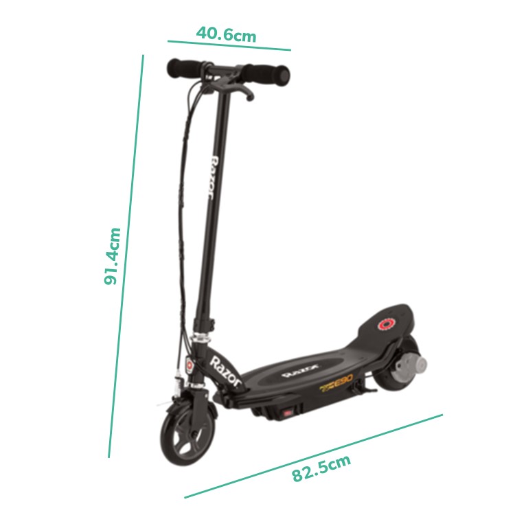 Razor Power Core E90 Electric Scooter - Black Label
