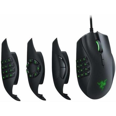 GRADE A1 - Razer Naga Trinity True 16000 5G Optical Sensor with 3 Interchangeable Side Plates Gaming Mouse Black
