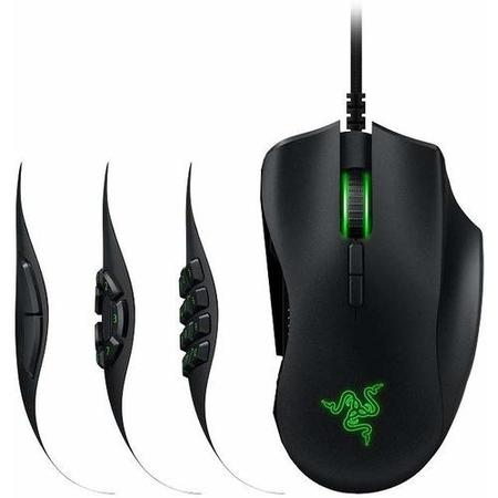 GRADE A1 - Razer Naga Trinity True 16000 5G Optical Sensor with 3 Interchangeable Side Plates Gaming Mouse Black