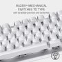 Razer Blackwidow Lite Mercury Silent Mechanical Gaming Keyboard - White
