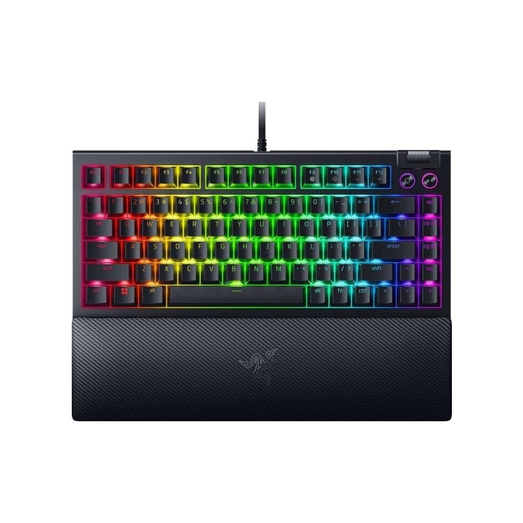 Box Opened Razer BlackWidow V4 Mechanical Razer Orange Gen-3 RGB Gaming Keyboard Black