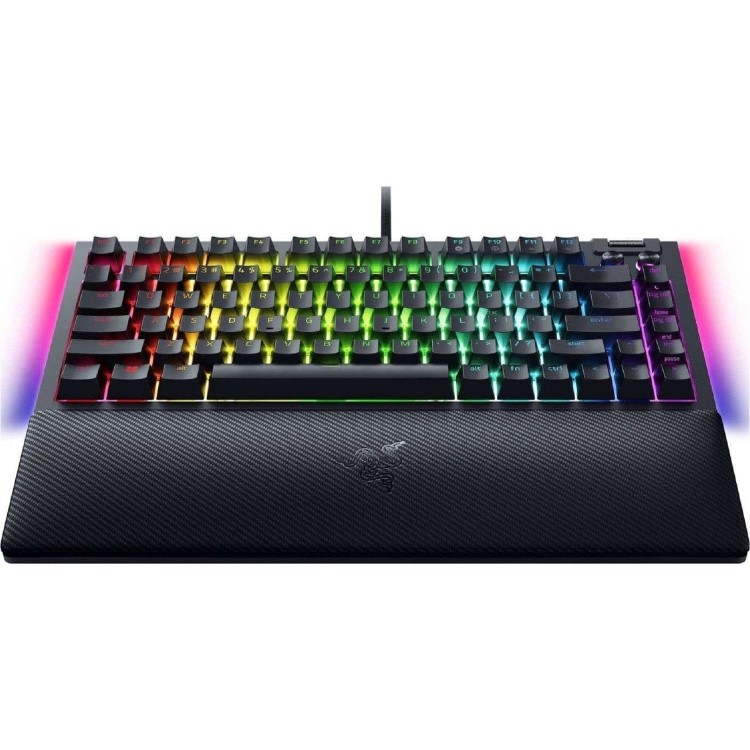 Box Opened Razer BlackWidow V4 Mechanical Razer Orange Gen-3 RGB Gaming Keyboard Black
