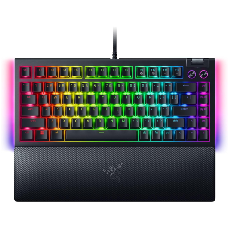 Razer BlackWidow V4 75% RGB Gaming Keyboard Black