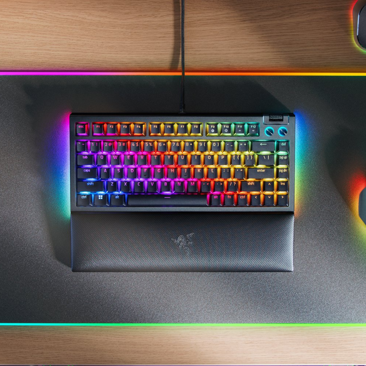 Razer BlackWidow V4 75% RGB Gaming Keyboard Black
