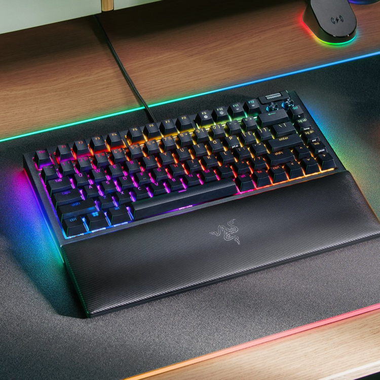 Razer BlackWidow V4 75% RGB Gaming Keyboard Black
