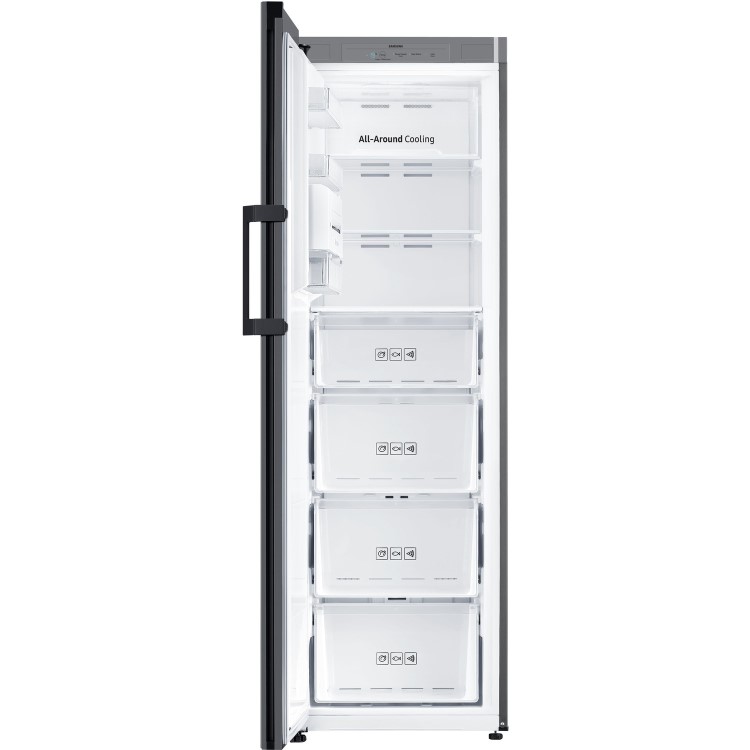 Samsung 323 Litres Bespoke Upright Total No Frost Freestanding Freezer - Clean Black