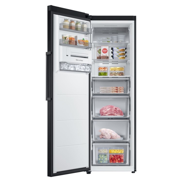 Samsung 323 Litre Tall One Door Freezer with All-around Cooling - Black