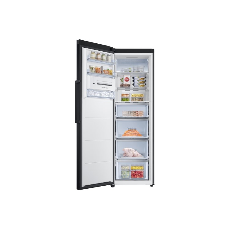 Refurbished Samsung RZ32M7120BC 315 Litre Freestanding Upright Freezer 185cm Tall Frost Free 60cm Wide - Black