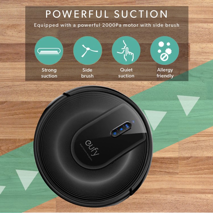 Refurbished Eufy Verge RoboVac-G30 Robot Vacuum Cleaner with Smart Dynamic Navigation