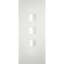S-TRITUR33DG External Tri-coya Door with Frosted Glass - Unfinished - 1981 x 838 x 44mm - Turin Essential - XL Joinery