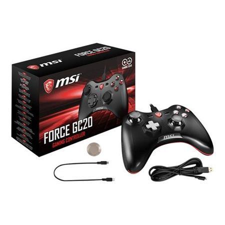 MSI Force GC20 Wired Pro Gaming Controller PC and Android