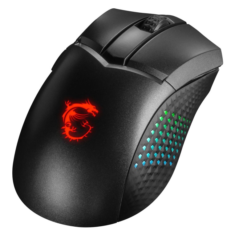 MSI CLUTCH GM51 Lightweight RGB Wireless Gaming Mouse Black