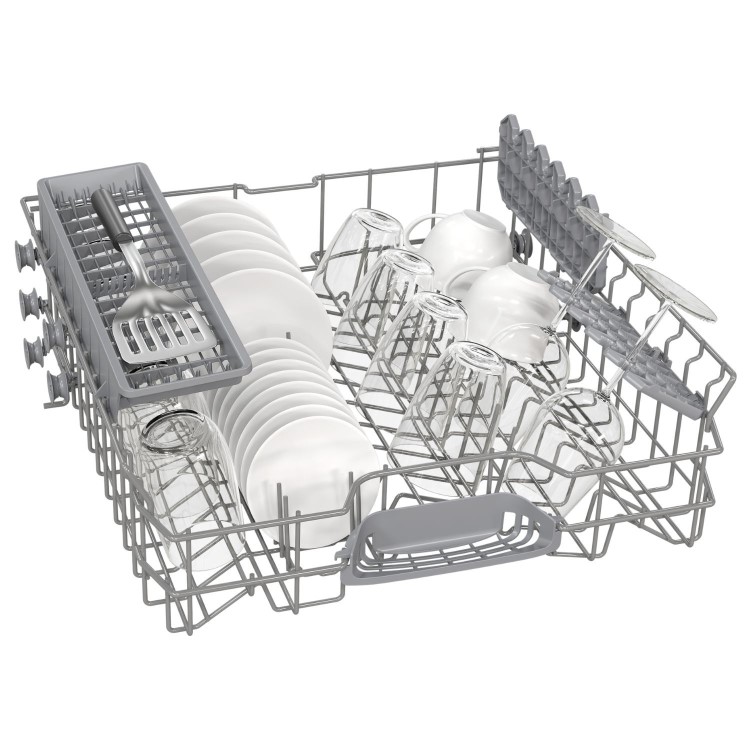 Neff N 50 Semi-Integrated Dishwasher - Smart Wi-Fi, D-Rated, Stainless steel control panel